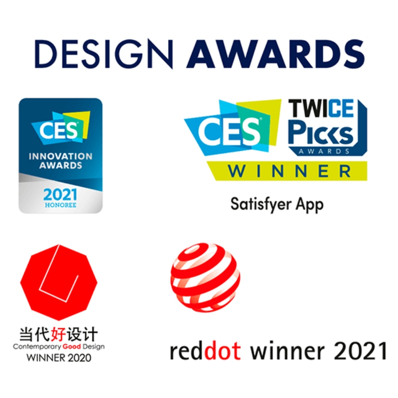 SATISFYER DOUBLE FUN vibrador de estimulación multiple para pareja con control remoto y APP, premios