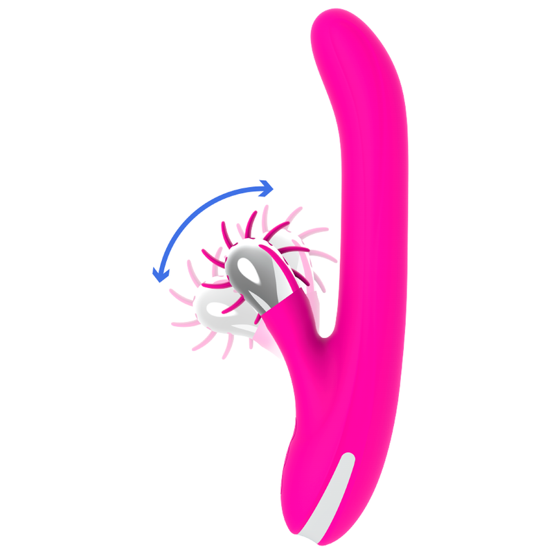 ROTATION vibrador conejo en silicona con USB, estimulación de clítoris