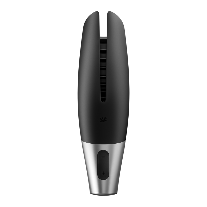 SATISFYER POWER masturbador vibrador automático para hombre con APP, vista atrás