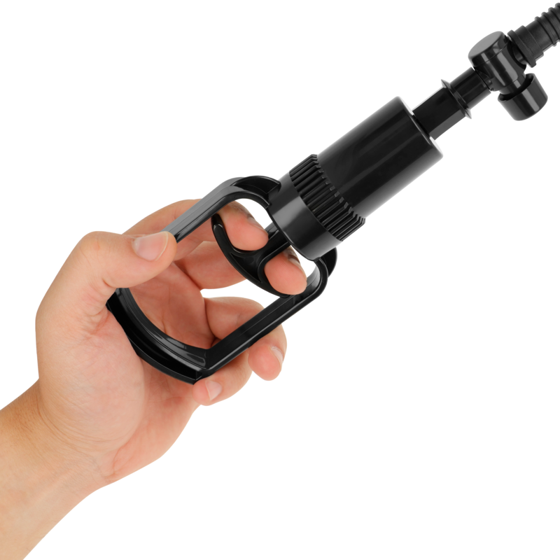 INTENSE 01 bomba manual para erección de pene negra, uso