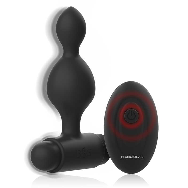 TUCKER plug tapón anal con control remoto y USB, vibraciones