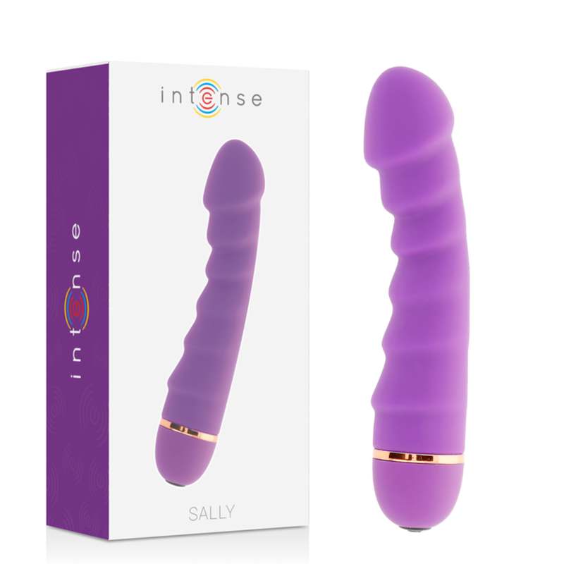 SALLY dildo vibrador en silicona para vagina 160x34mm, con empaque original