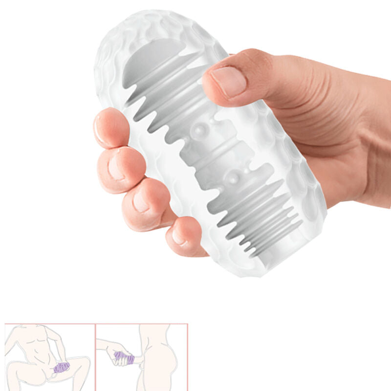 VENUS-X huevo  masturbador para hombre en funda texturizada