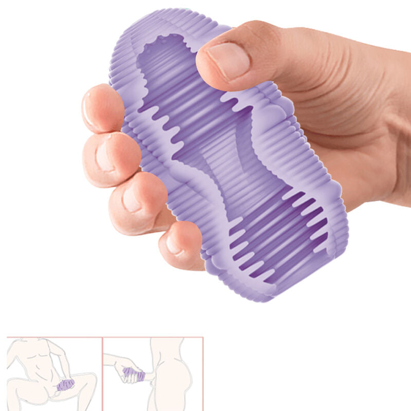 CUPID-X huevo  masturbador para hombre en funda texturizada