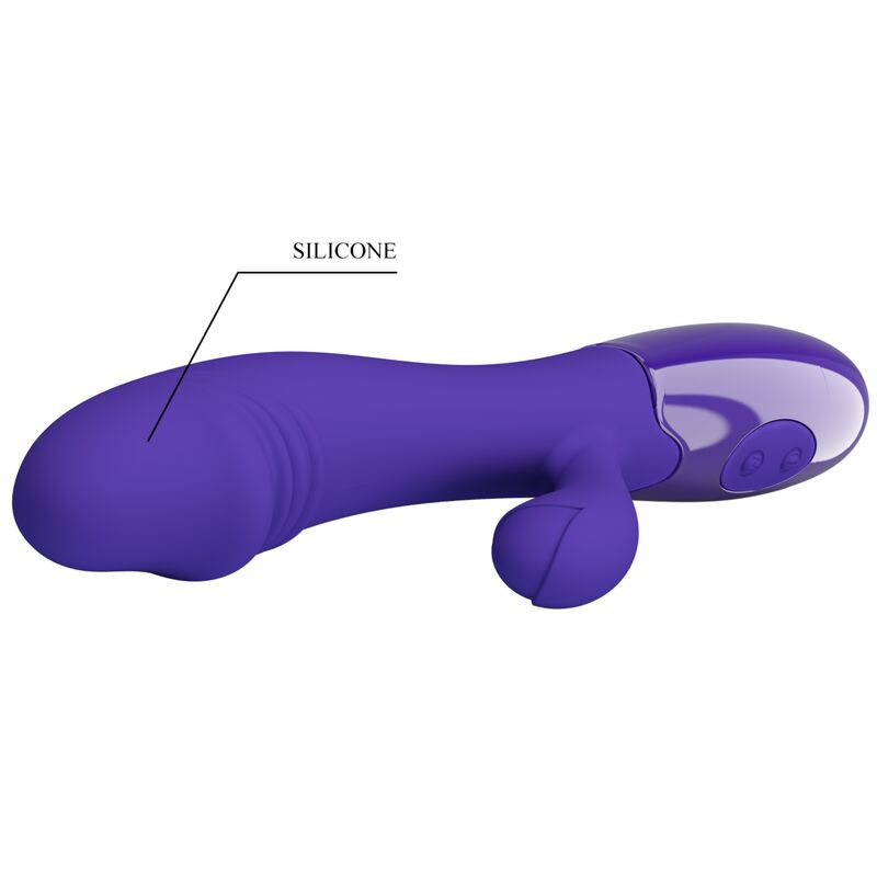 SNAPPY-YOUTH dildo vibrador conejo para doble estimulación vagina y clítoris con USB, material