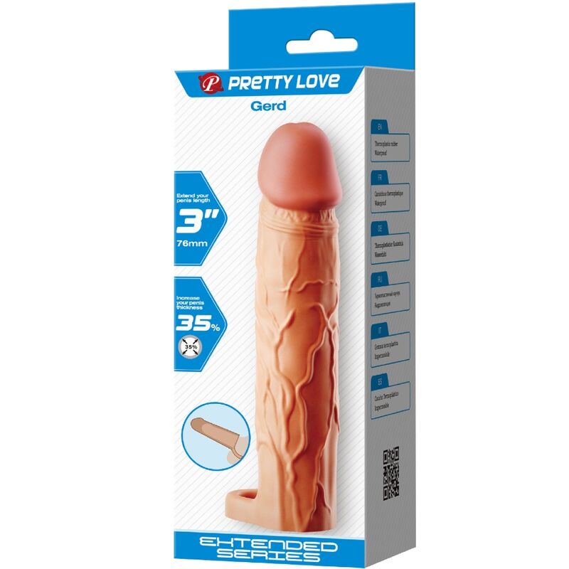 PRETTY LOVE GERD funda para pene extensora natural, en caja