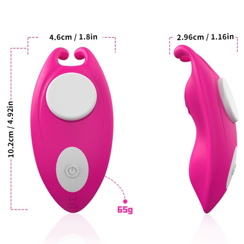 Honeybee vibrador de bragas con APP y clip magnetico, medidas