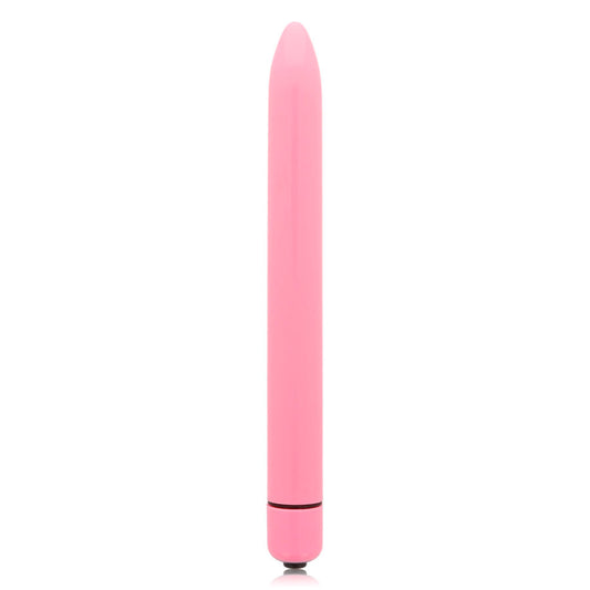 GLOSSY SLIM bala vibradora larga rosa