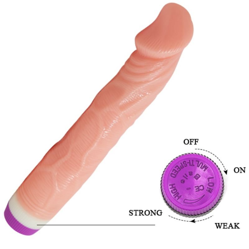 BAILE FANTASY dildo pene consolador realista vibrador en silicona natural, indicaciones