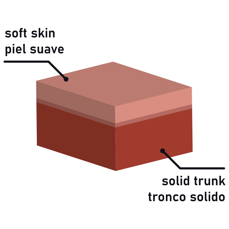 TIGER dildo realista flexible deslizable 140x44mm