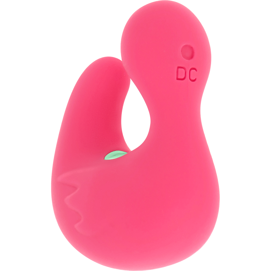 HAPPY LOCKY DUCKY mini vibrador dedal recargable, puerto USB