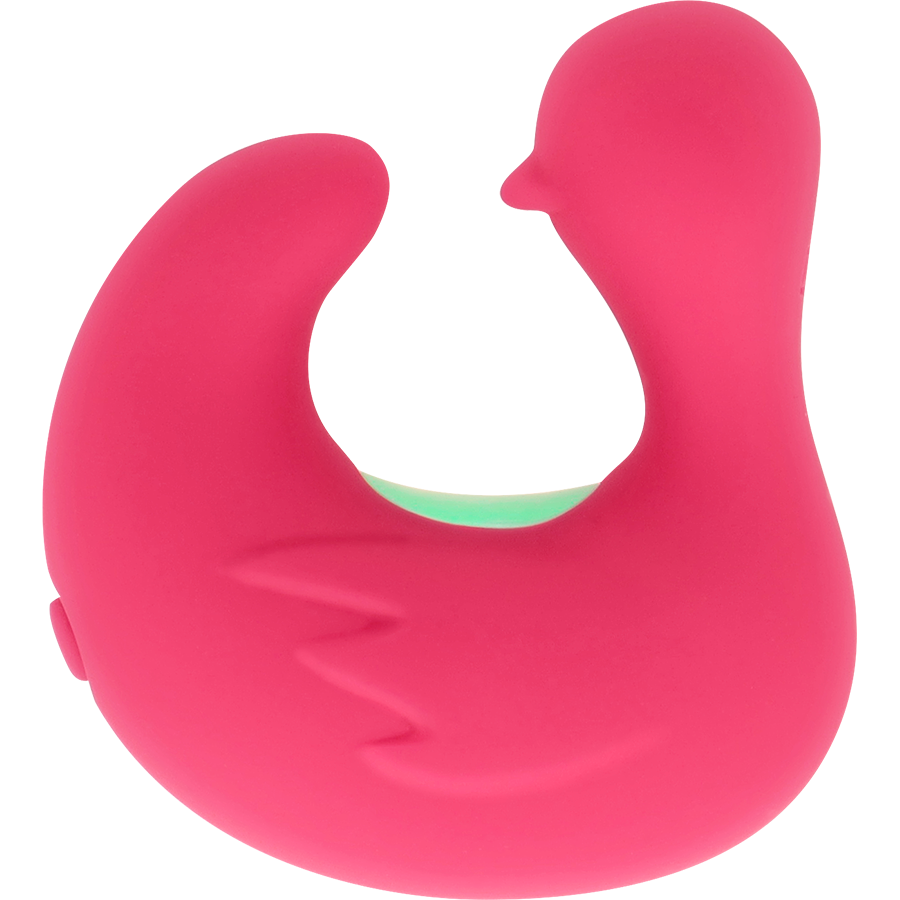 HAPPY LOCKY DUCKY mini vibrador dedal recargable, vista lateral 2