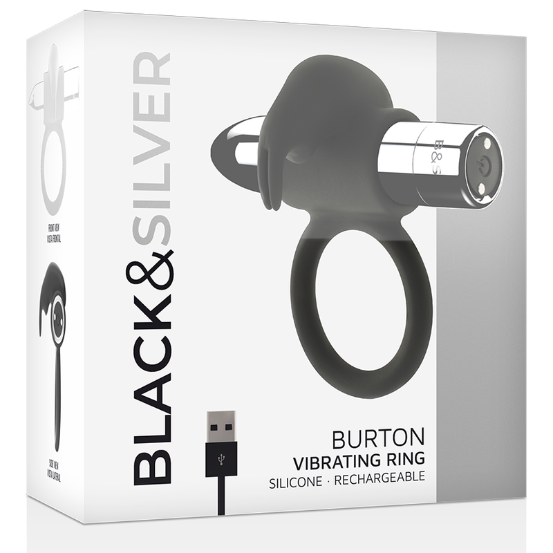 BURTON anillo para pene con vibración y USB, en caja