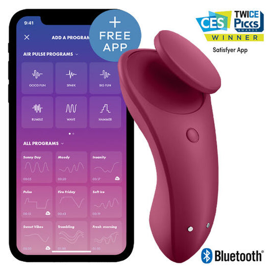 SATISFYER SEXY SECRET vibrador de bragas con APP, funciones APP